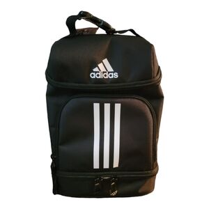 adidas Excel 2 Insulated Lunch Bag, Black/White, One Size